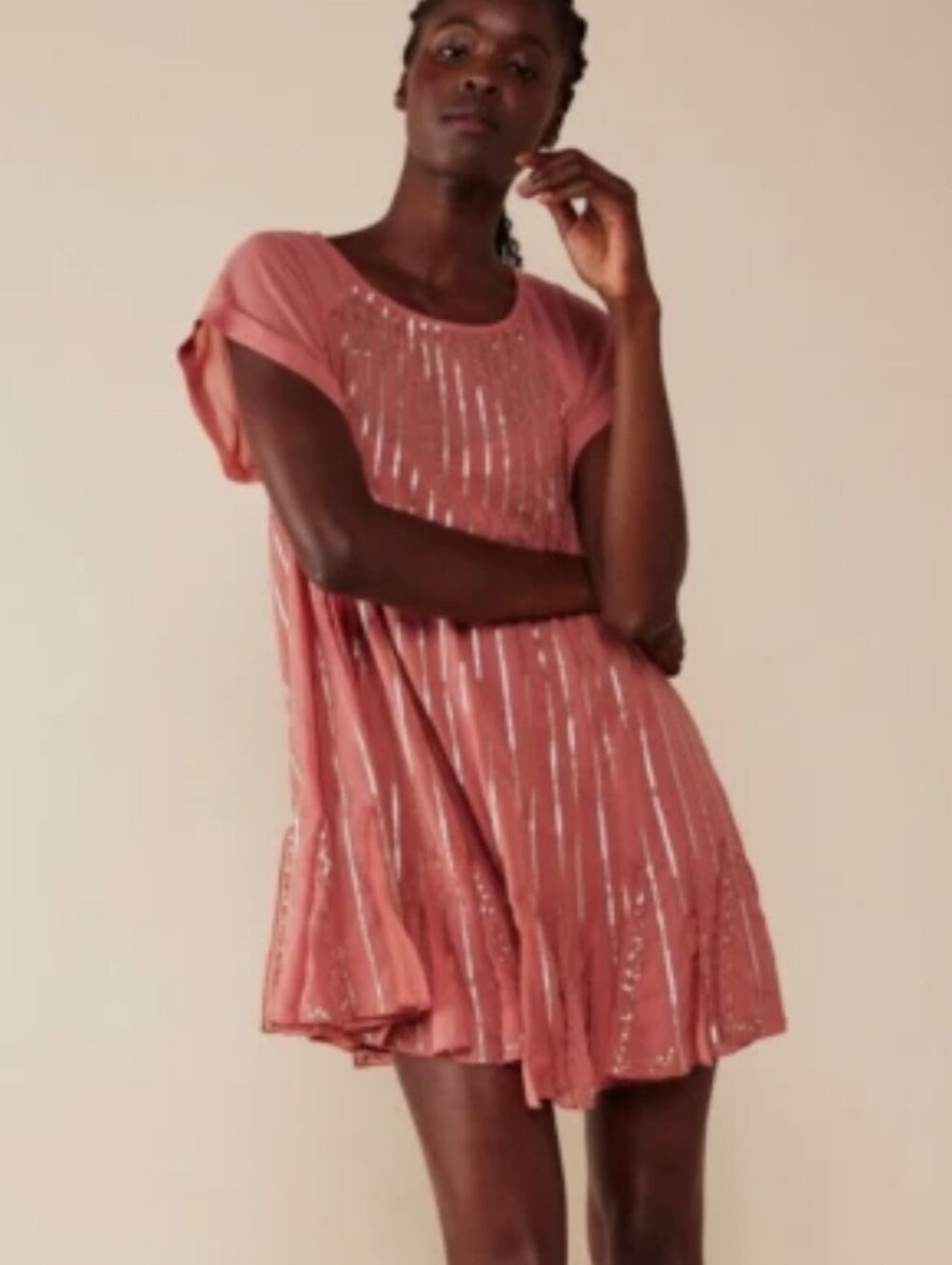 Free People 2 piece dress set, size XL